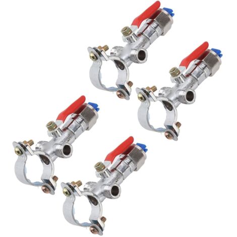 10PCS Atomizing Spray Nozzle Set Zinc Alloy Agricultural Plant Water Misting Fan Nozzle for Tractor Lawn Landscaping Irrigation (1/5)