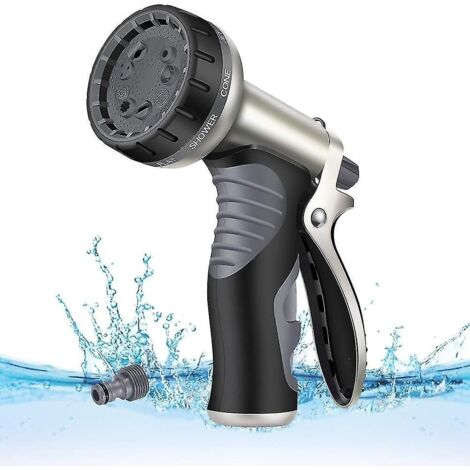Metal Watering Gun Watering Gun with Adjustable Multifunctional High Pressure Watering Gun for Lawn (1/5)