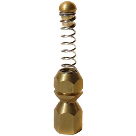 Sewer Nozzle Drain Hose Nozzle Piping Cleaning Nozzle For Cleaning 61mm (1/5)