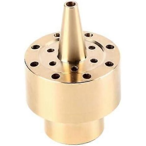 1/2" Water Fountain Nozzle Brass Water Sprayer Sprinkle Nozzle Head Spray for Garden Pond Water Sprinkler Amusement Park Museum Library Pond Pump (1/5)