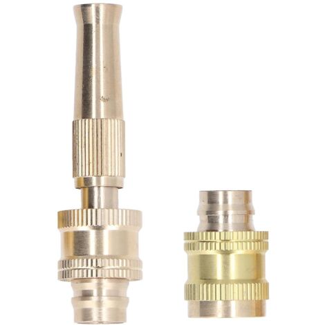 Water Hose Nozzle G1/2 Internal Thread High Pressure Resistant 15mm Outlet Diameter Adjustable Spray Jet Nozzle (1/5)