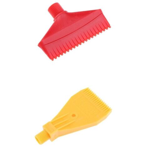 2 Pieces 1/4" Thread size Flat Wind Jet Air Blowing Nozzle Spray Single Hole (1/5)