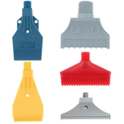 5pc Multi Blow Fan Nozzle Air Blower Nozzle Air Knife 1/4" BSPT Plastic (1/5)