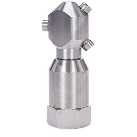 4-point impact bottle cleaning nozzle, oil drum automatic cleaning nozzle, rotating (1/5)