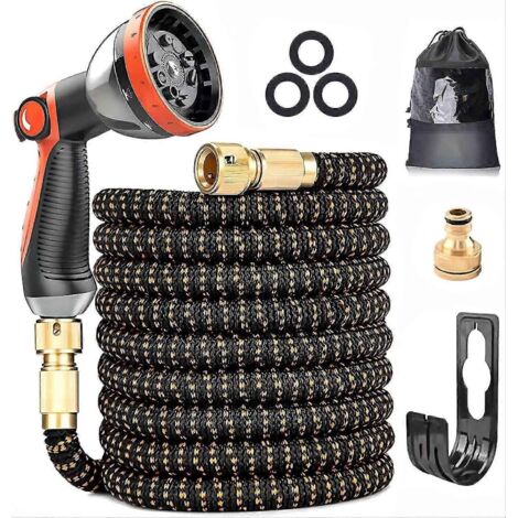 30m/100ft Expandable Garden Hose With 10 Spray Patterns Fits For Garden Watering Cleaning (1/5)