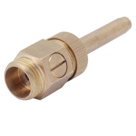 Male Thread Brass Fountain Nozzle Adjustable Direction Jet Water Spray Head with ValveG1 DN25 (1/5)