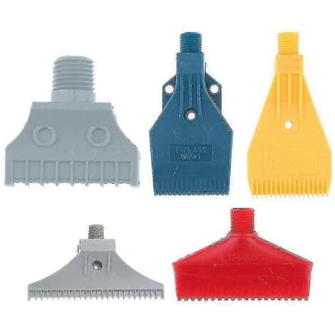 5x Abs Multi Blow Flat Fan Nozzle Air Blower Nozzle Air Wind 1/4'' Bspt Plastic OPMIUM (1/5)