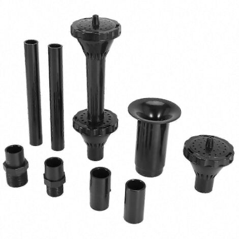 9pcs Small Fountain Nozzle Kit for Pond, Pool & Water Fountain - Submersible Pump Nozzle Heads [PB] (1/5)