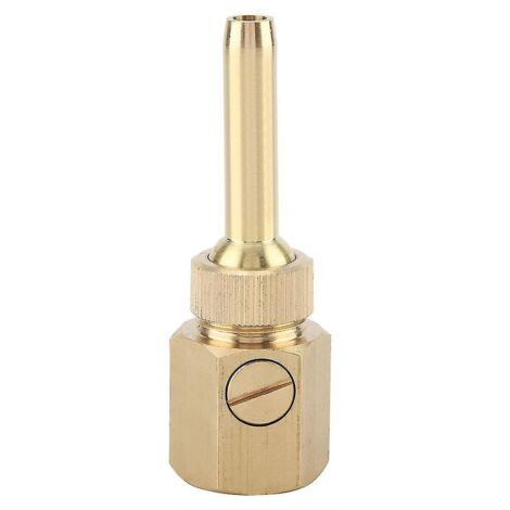 Adjustable Brass Fountain Nozzle DN15 Female Thread 8.5cm Durable (1/5)
