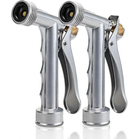 2025 Newest Hose Nozzle 2-Pack, Full Size Pistol Grip Nozzle with Threaded Front, Durable (1/5)