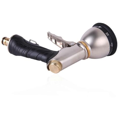 Powerful Spray Nozzle for Hose with Effort-Saving Pusher and Multiple Modes for Various Watering Needs 1Set (1/3)
