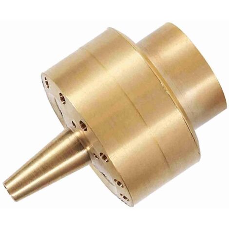 Brass Garden Pond Fountain Nozzle 3/4" Gold Column Spray Head (1/5)
