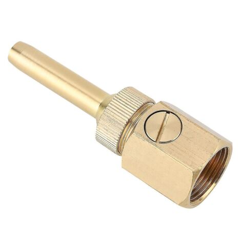Adjustable Universal Brass Fountain Nozzle DN15 Female Thread Straight Spray Head for Garden Watering and Irrigation Systems (1/4)