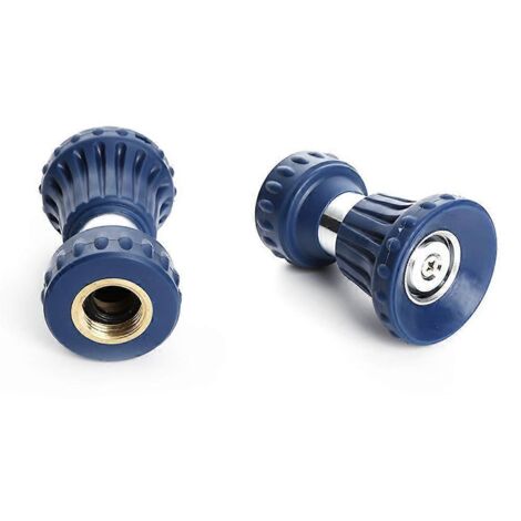 Fire Hose Spray Nozzle Heavy Duty Brass Nozzle for Washing 2Pcs Plants (1/5)