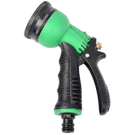 8 Function Spray Nozzle Gun - 8 Speed Spray Nozzle Connects To Garden Hose (1/4)