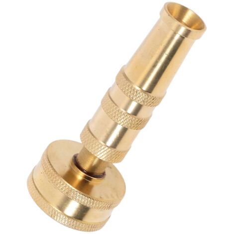 3Pcs Brass Garden Hose Nozzle for Outdoor Gardening Adjustable Spray (1/5)