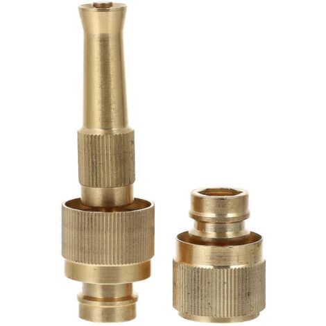 Golden Hose Nozzle for Hose Outdoor Adjustable Water Spray 3Sets (1/5)