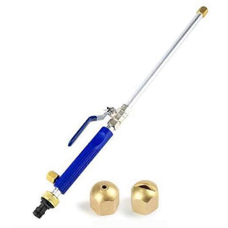 Pistola de agua de alta presin, pistola de agua de alta presin con boquilla, lanza de agua de alta presin, azul (1/5)