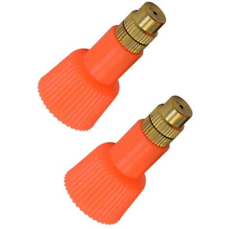 2pcs Garden Sprayer Nozzle Tips Replacement Caps for Watering Tanks Misting Nozzles with Adjustable Sprays Patterns Multicolor (1/3)