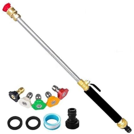 Jet Nozzle for Garden Hose Power Washer Wand High Pressure Washer Tool with 5 Different Nozzles and Edition 1105 (1/5)