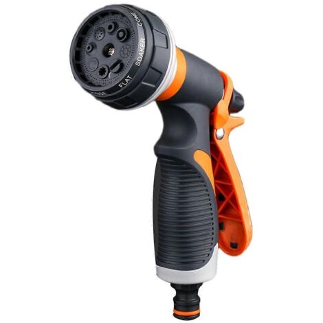 Garden Hose Nozzle Heavy Duty for Watering Use 3Pcs with 8 Patterns High Pressure Sprayer (1/5)