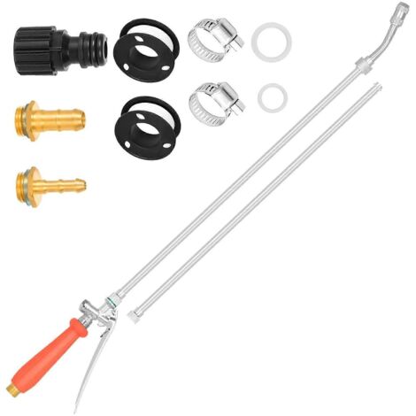 Extra Long Rustproof Gardening Hose Attachment Ergonomic Handle Enhances Grip During Prolonged Outdoor Watering Washing Multicolor (1/3)