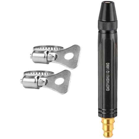 Versatile High Pressure Spray Nozzle For Car Wash And Garden Irrigation Comes With 2 Easy To Install Clamps Multicolor (1/4)