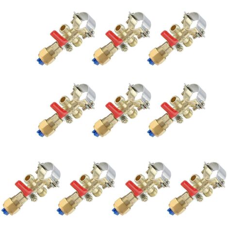 10pcs Pack of High Pressure Nozzles for Effective Plant Protections & Irrigation Systems, Aquaculture&Factory Workshops Multicolor (1/5)