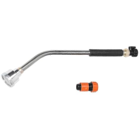 Stainless Steel Handle Aluminium Spray Head Watering Gun for Gardening Farming Irrigation 60cm Long Durable Lightweight Grip Random Colou (1/5)