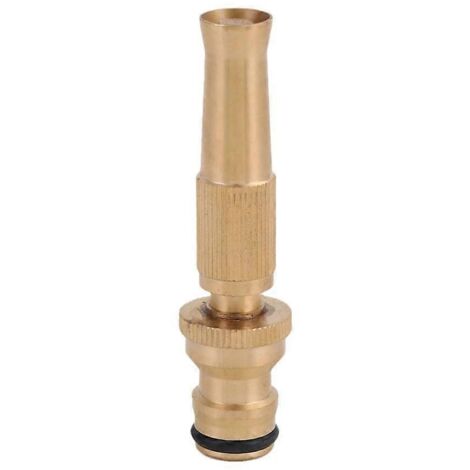 2-in-1 Brass Nozzle Spray Heavy Duty Adjustable Jet to Mist for Garden Car Wash High Pressure Hose Nozzle Durable Metal Construction (1/5)
