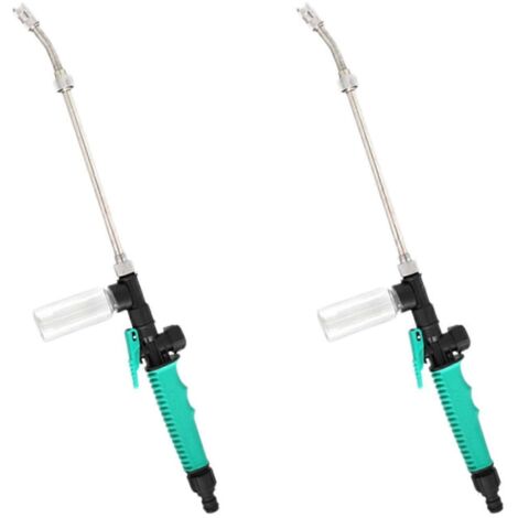 2X 2In1 High Pressure Power Water-Gun Jet Car Cleaning-Gun Hose Wand Nozzle Sprayer Watering Spray Sprinkler (1/5)