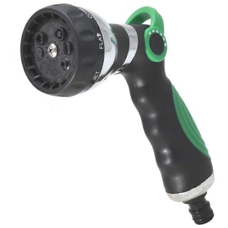 Garden Water Hose Nozzle for Watering 2Pcs Heavy Duty 8 Spray Settings (1/5)