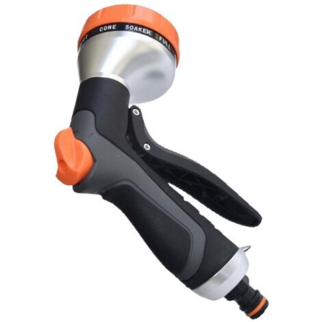 Multifunction Water Sprayer Nozzle Rotating Modes Powerful Jet Flows Nonslip Grip Suitable For Gardening Agriculture Use Multicolor (1/3)