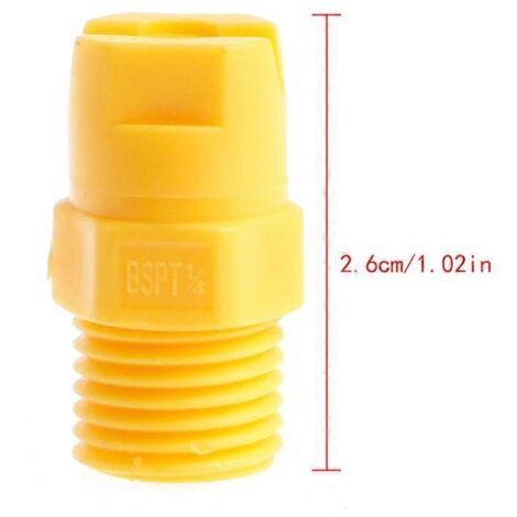 Flat Fan Spray Nozzle Garden Orchard Vegetable Fruit Cleaning Watering for Tomatoes Potatoes Orange Watering Supplies Multicolor (1/3)