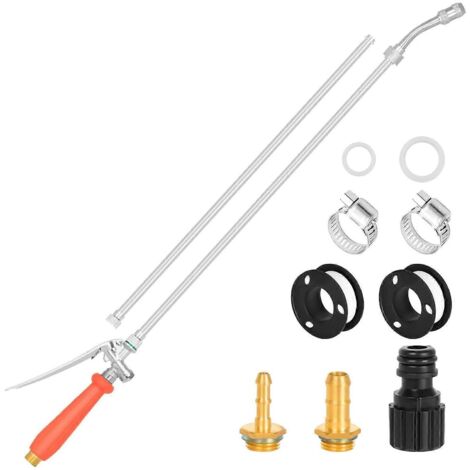 High Efficiency Telescoping Water Spray Nozzle Attachment 12 To 29 Inch For Pressure Washing Outdoor Cleaning Irrigation Multicolor (1/3)