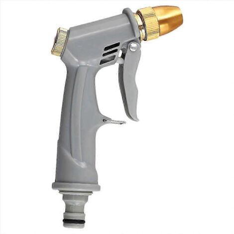 Portable High Pressure Water Nozzle Adjustable Metal Nozzle Washing Car Washer Garden Watering Hose (1/5)
