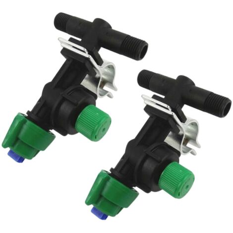 Fan Shape Clamps On Sprays Nozzle Corrosion Resistant Agricultural Sprays Nozzles For Uniform Liquid Distribution In Garden Multicolor (1/3)