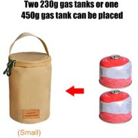 Étui de protection pour bouteille de gaz, sac de rangement pour bouteille de gaz de cuisson, housse de protection durable pour le camping en extérieur et les réchauds portables.