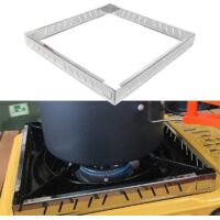 Déflecteur de vent pour réchaud à gaz en acier inoxydable, ustensiles de cuisine pliables, anneaux coupe-vent, support coupe-vent amovible, pare-vent pour réchaud, réchauds de cuisine portables
