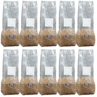 (10 pièces) 10 sacs de culture de champignons à haut rendement en PP stérilisé, hydratés, avec filtre pour substrat et mycélium.