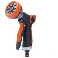 Garden Hose Spray Gun,8 Adjustable Patterns,hose Pipe Spray Gun,high Pressure1pcs-orange