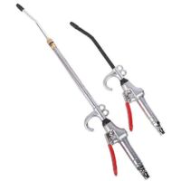 High Volume Powerful Industrial Air Blow Gun,14-27 inch Extendable Stainless Steel Nozzle