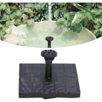 1.4w Solar Fountain Pump 7v Monocrystalline Silicon Solar Water Pump Square Floating Fountain Outdoor Fountain Suitable For Bird Baths, Ponds, Gardens