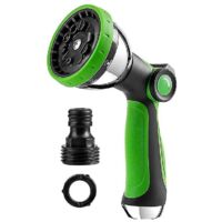 Garden Hose Nozzle Sprayer,features 10 Spray Patterns, Thumb Control, On Off Valve For Watering Pla