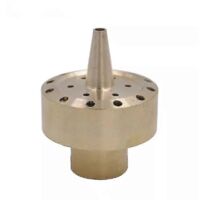 Brass Fountain Sprayer Nozzle Water Sprinkler Nozzle Pond Pump Accessory(1/2inch)