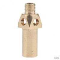 30x1 Piece Brass Replacement Tip/nozzle/ Jet/ Burner For Lp Gas Zekai