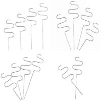 Indoor Plant Trellis, Small Trellis For Monstera, Ivy, Vines And Other Ivy Climbers Indoor Plant Trellis For Potted Plants - 30cm 4 Pack (silver)