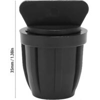 20 Pack 8/11 Hose End Caps With Locking End Caps For Drip Irrigation Hose For Garden Beds, Farm, Lawn, Greenhouse, Gardening And Agricultural Watering