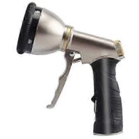 Garden Hose Nozzle Heavy Duty Metal Hose Nozzle with 9 Spray Patterns Leak-proof