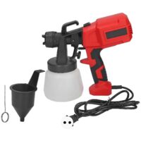 800ML Electric Paint Sprayer Nozzle Flow Adjustable Handheld Spray Gun EU Plug 220V - Decoration